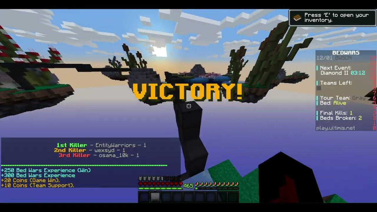 Road to 1000 stars in Minecraft Bedwars