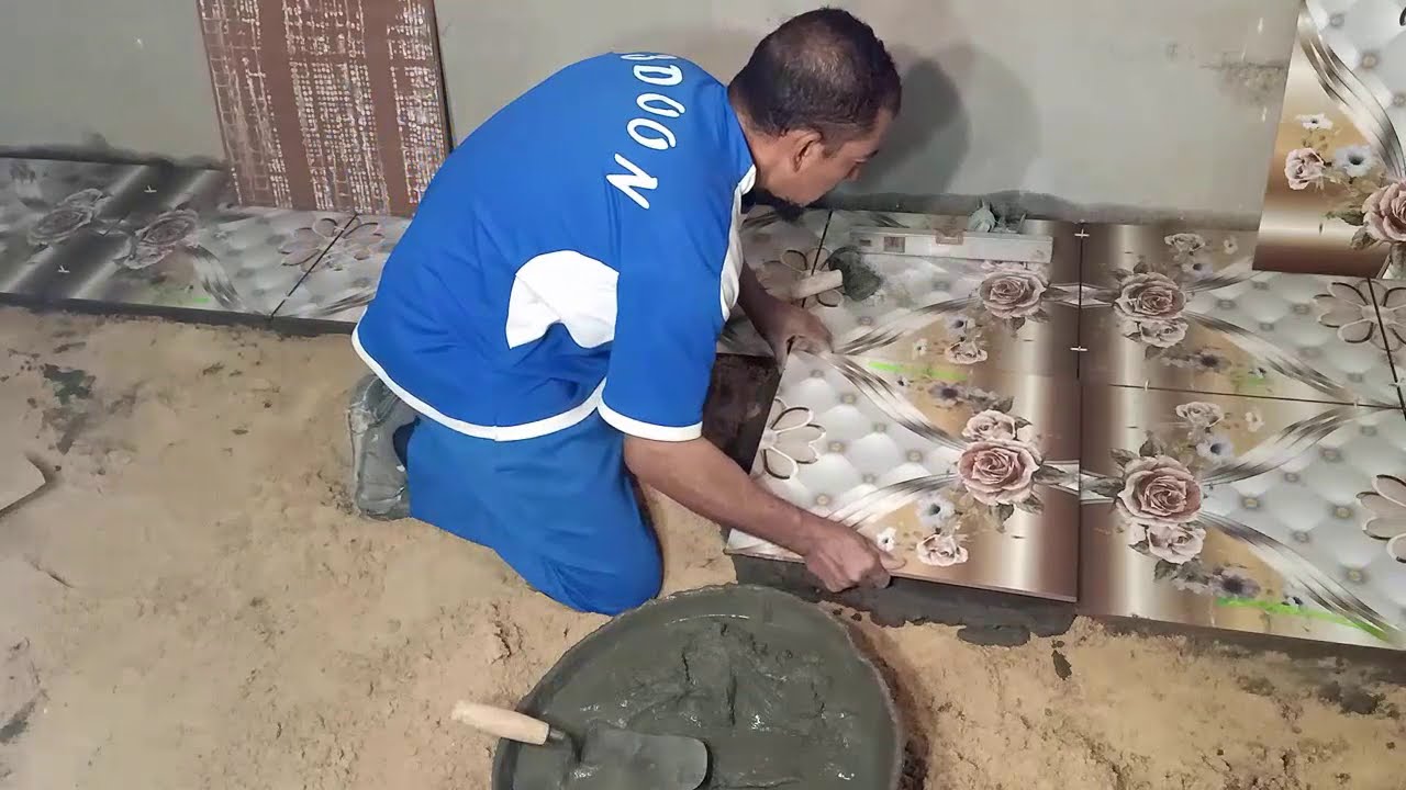 تجربتي الأولى في تركيب السيراميك #ابوحمودي