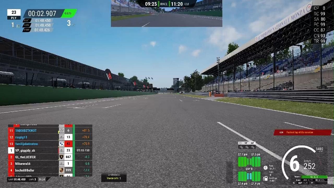 Assetto Corsa Competizione (PS4/5) - Lexus RC F GT3 @ Monza + SETUP