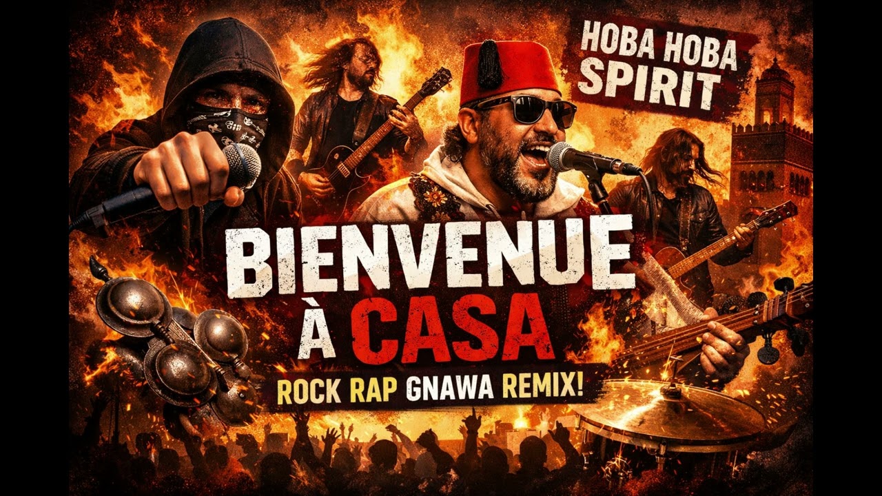 Bienvenue à Casa (Hard Rock x Rap x Gnawa Remix) | Moroccan Fusion Rock