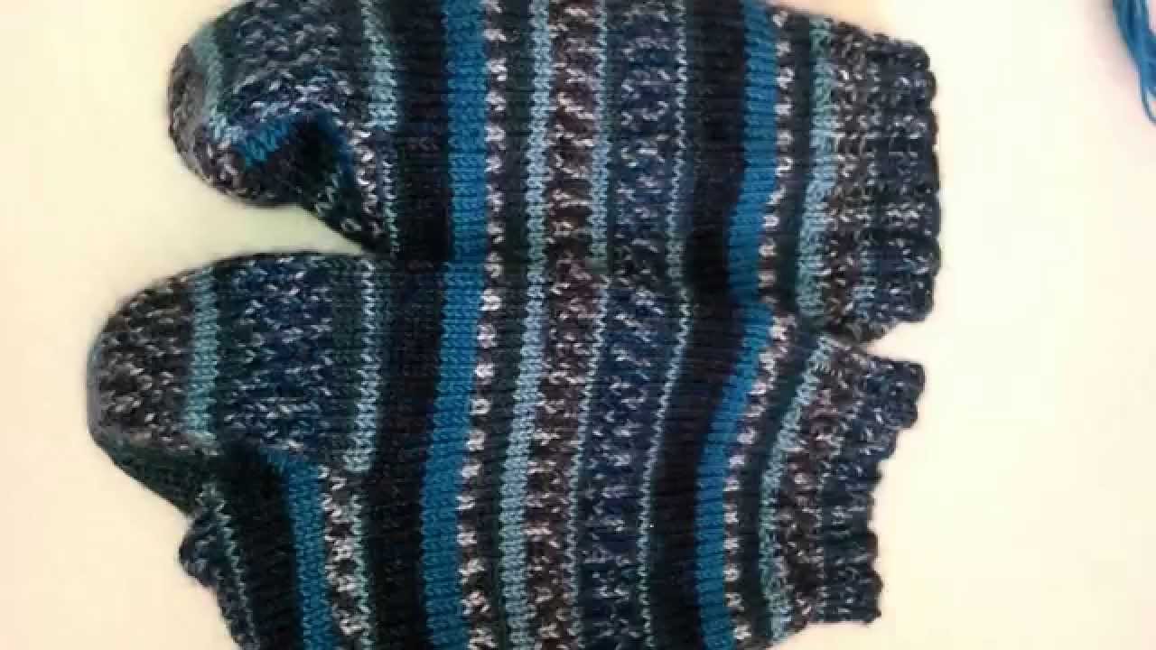 Gemusterte Sockenwolle verstricken (gleicher Muste