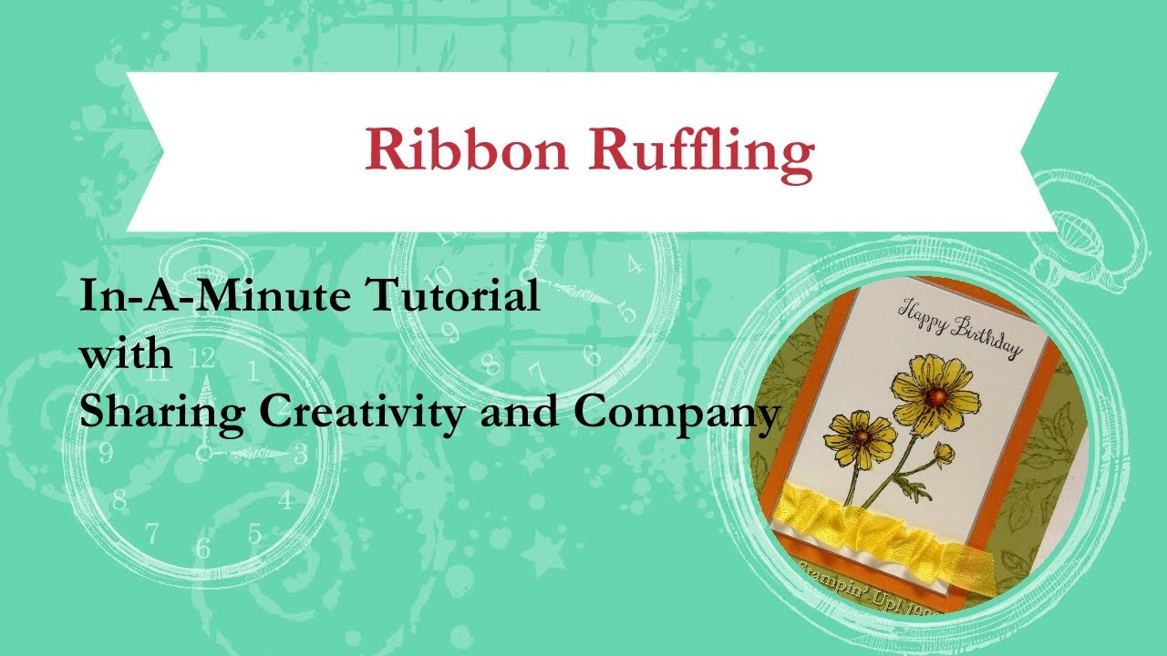 IAM Ruffling Ribbon With Sharing Creativity and Company