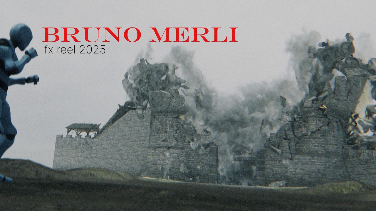Houdini Artist Reel 2025 - Bruno Merli