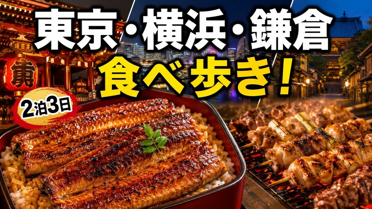 【東京都・神奈川県】関東食旅！東京・横浜・鎌倉で食べた現地食