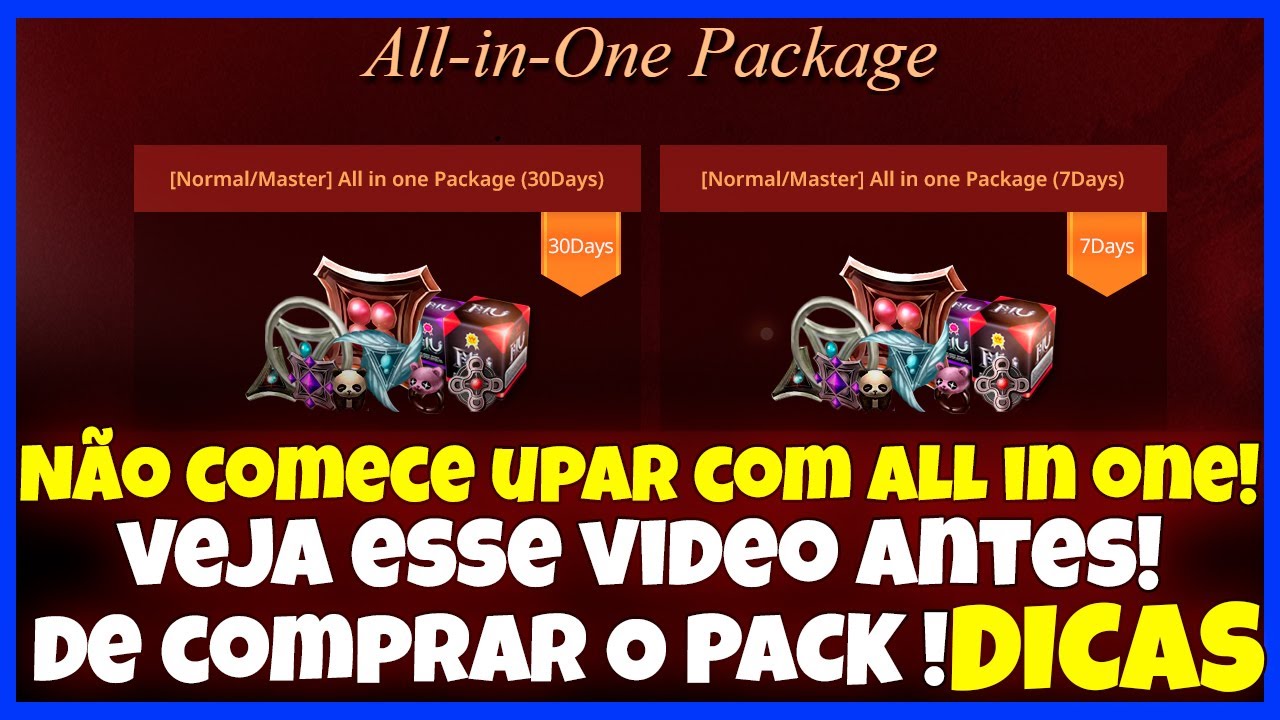 [Mu Global] N&Atilde;O USE SEU ALL IN ONE ANTES DESSE VIDEO - DICAS DO PACK E UP ETC