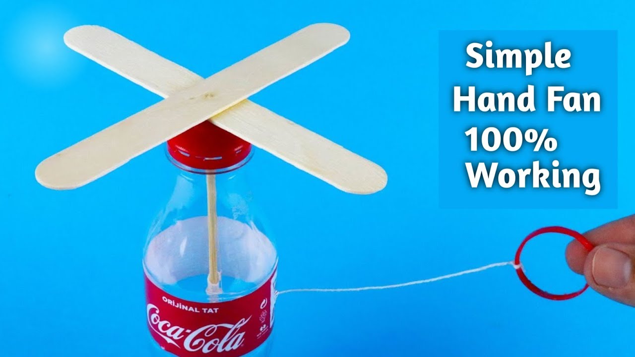 How to make a plastic bottle hand fan | How to Make a Fan with Plastic Bottles