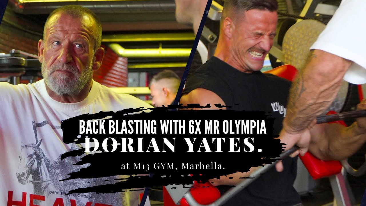 Back Blasting with 6x Mr Olympia - Dorian Yates at M13 GYM, Marbella.