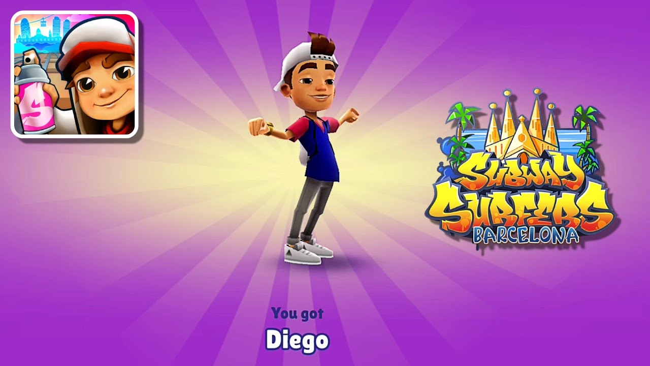 Season Hunt Reward - Diego - Subway Surfers Barcelona 2023