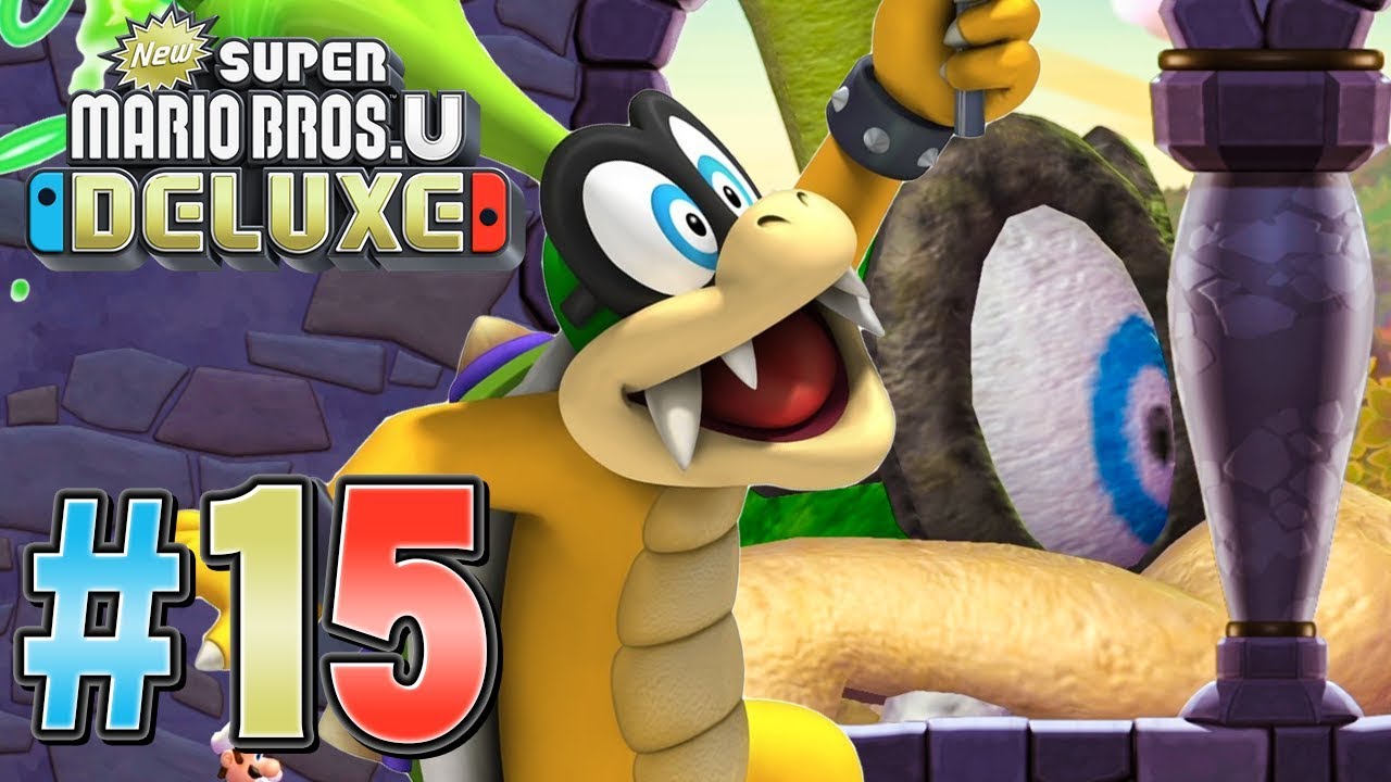 ボスは土管を駆使するお調子者『New スーパーマリオブラザーズ U デラックス』を実況プレイpart15