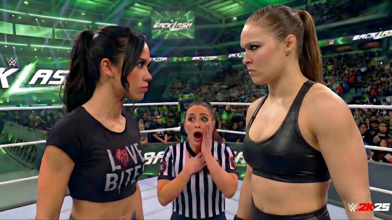 Эй Джей Ли против Ронды Роузи - ПОЛНЫЙ МАТЧ: Матч без правил • WWE 2K25
