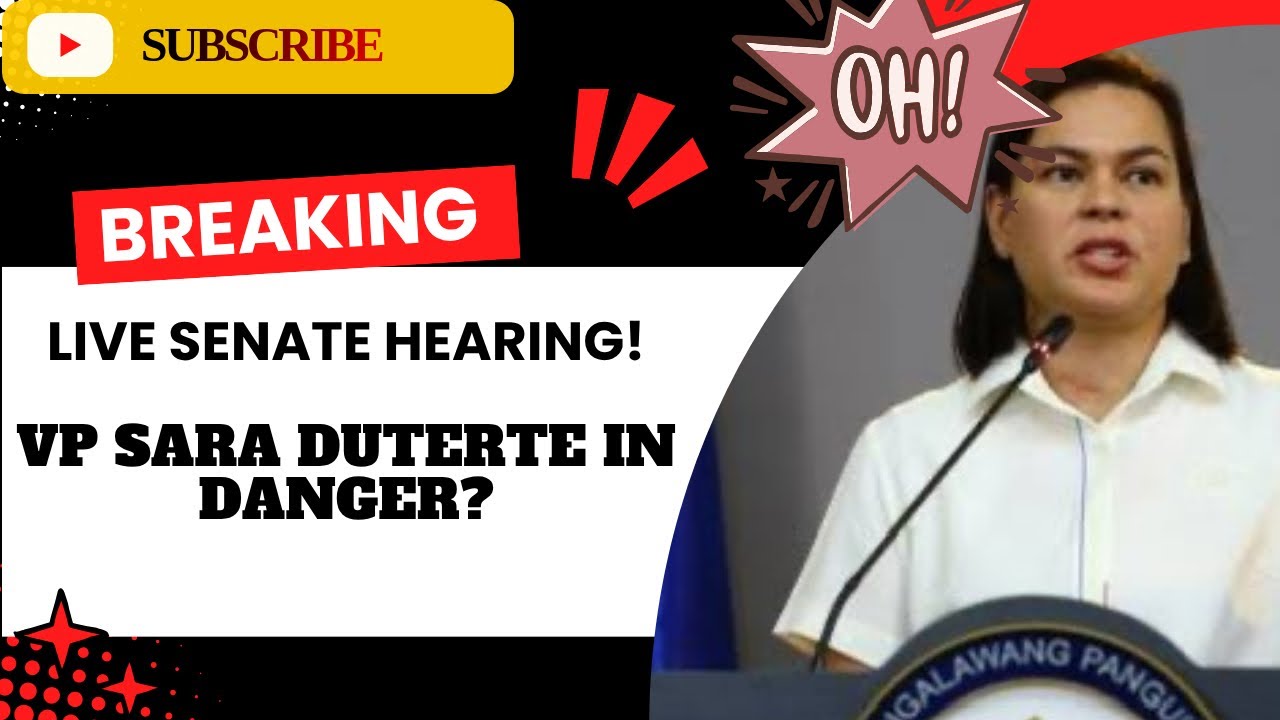SENATE DELIBERATION ON VP Sara’s Impeachment Trial!