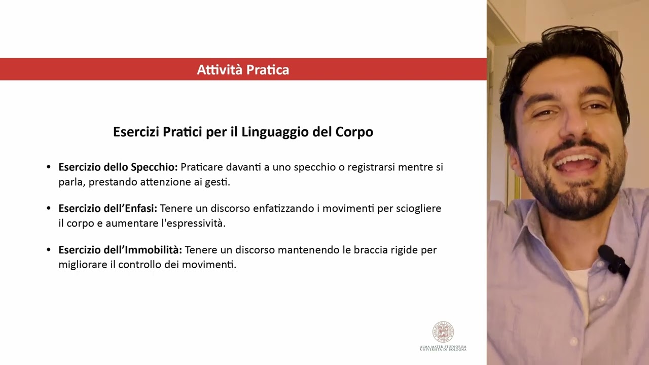 Cinesica e prossemica: Attivit&agrave; pratica &mdash; Modulo 6 lezione 2