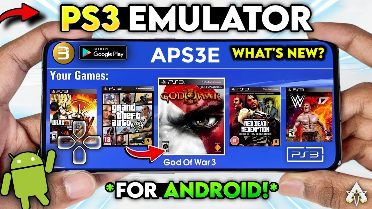 НОВИНКА! 🔥 Эмулятор PS3 для Android - APS3e: обновление, настройки, что нового | Играйте в игры P...