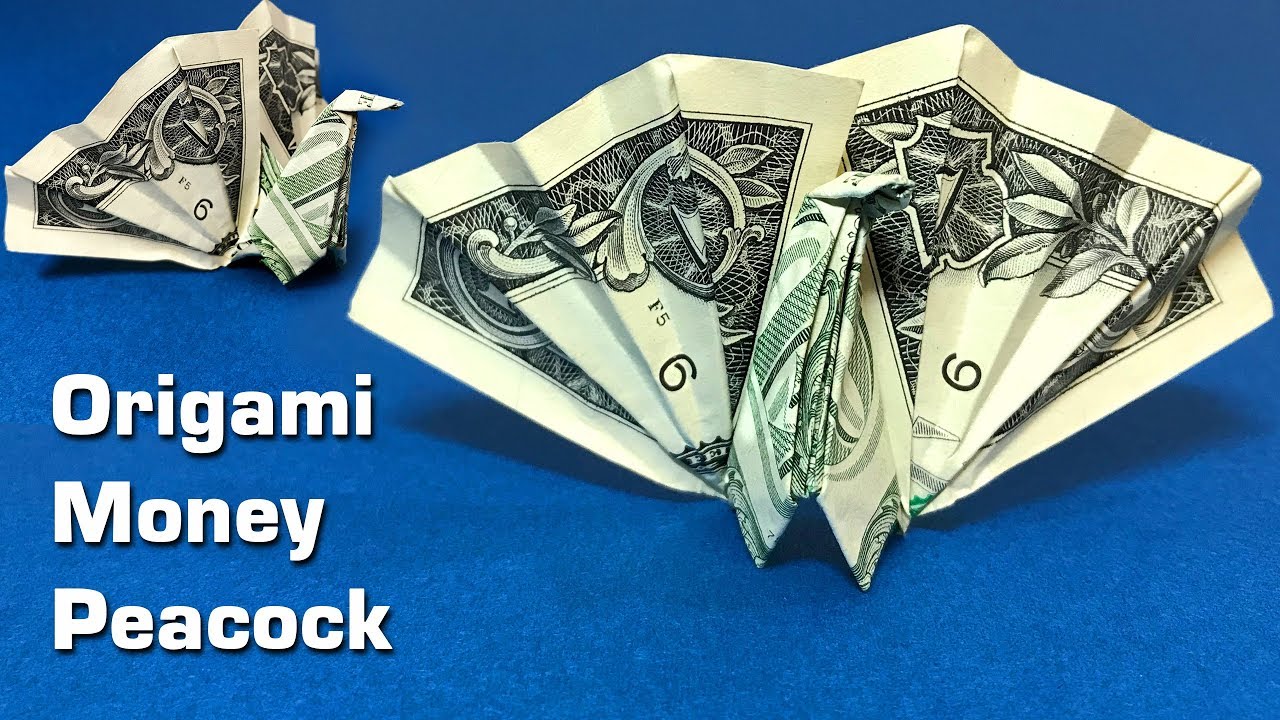 Origami Money Peacock