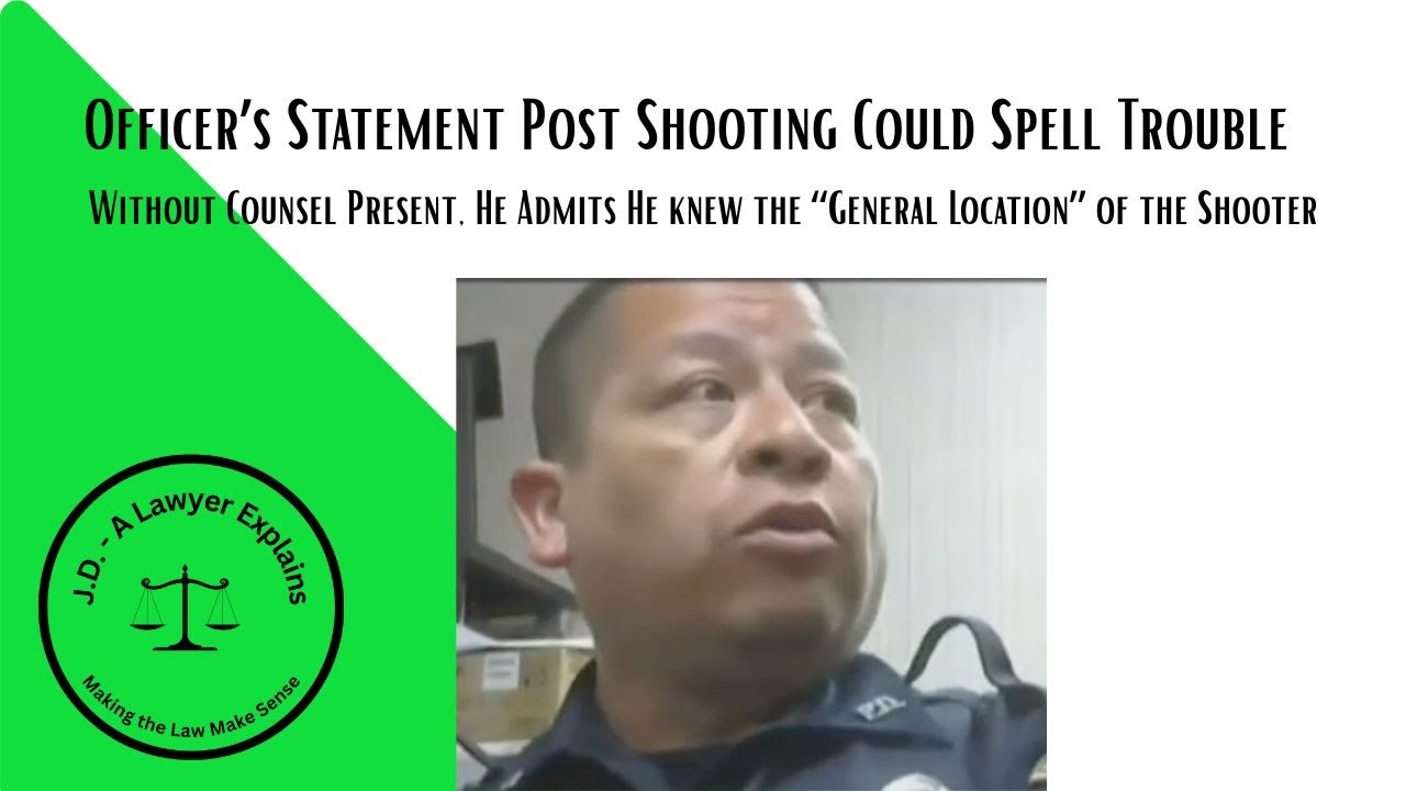 Officer's Statement Could Spell Trouble for Him