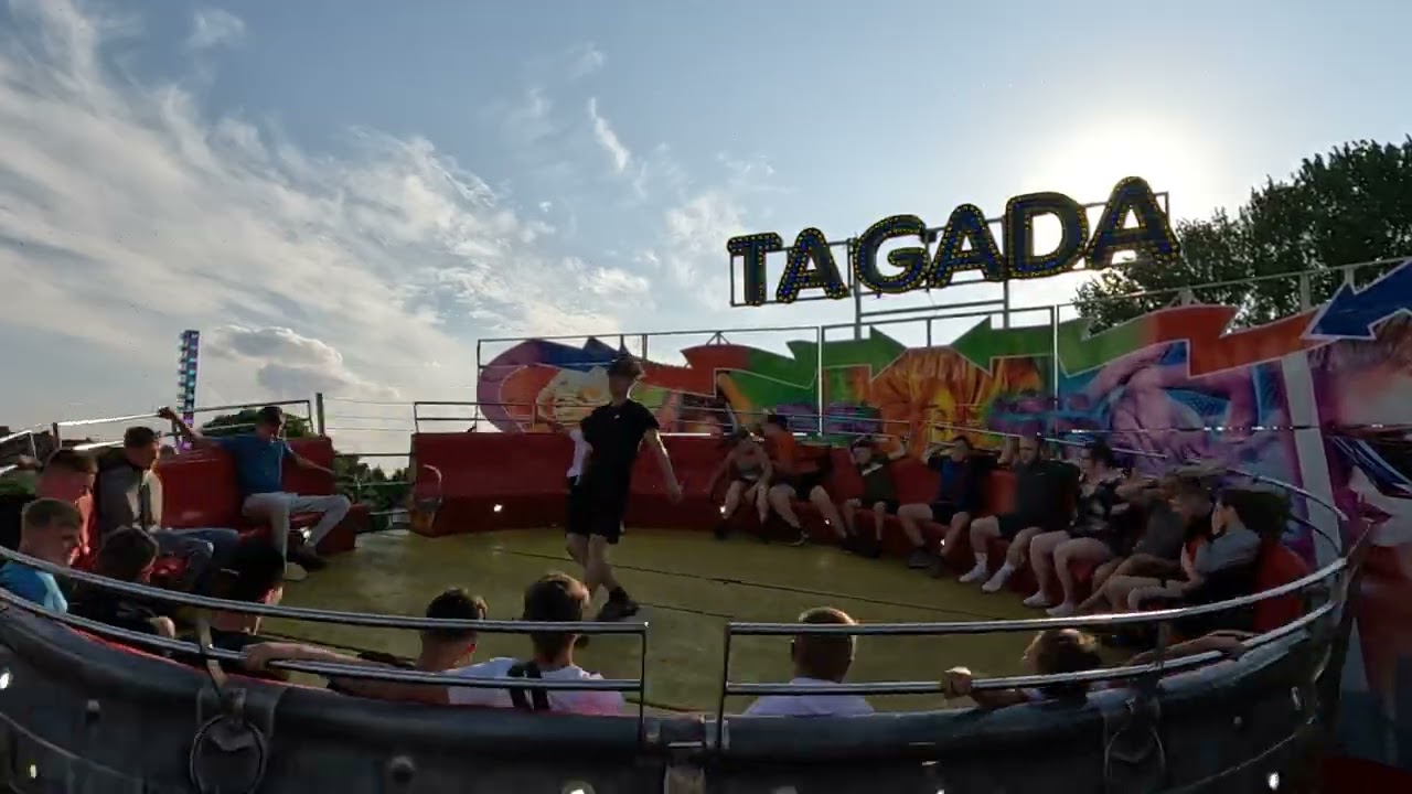 Anthony Finnies Tagada Offride Pov @ Arthur Tuby & Sons Funfair Mexborough 15/06/2023
