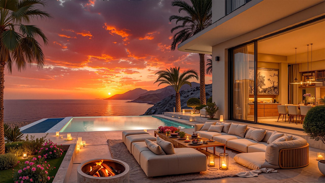 Luxurious Beachfront Resort Rooftop Terrace And Romantic Jazz – Jazz Instruments Help Relieve Stress