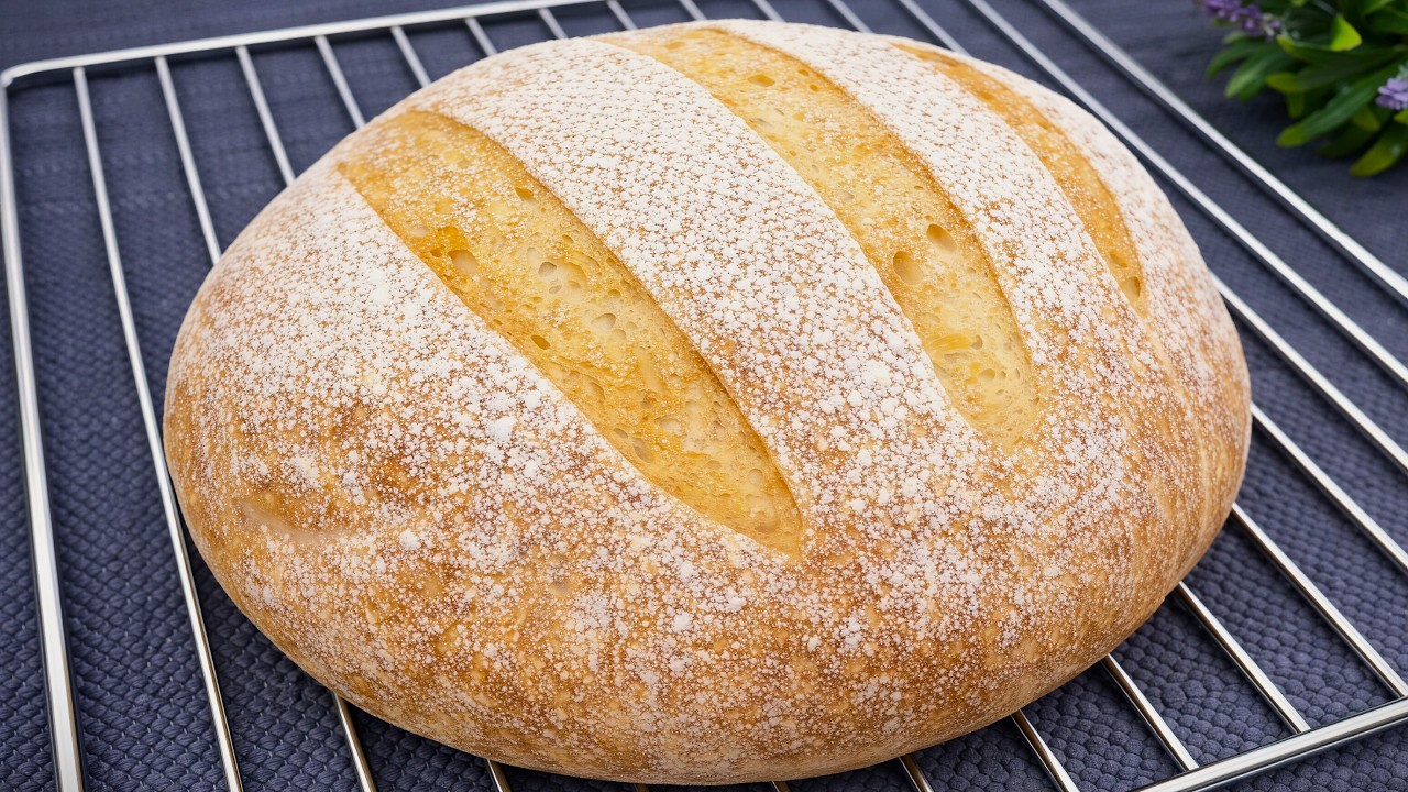 Вкусный немецкий деревенский хлеб 🥖 Минимум усилий ❗ Быстрое замешивание ❗ ИДЕАЛЬНЫЙ результат