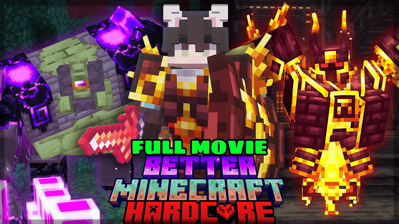 MORO Sinh Tồn 100 Ng&agrave;y BETTER MINECRAFT Si&ecirc;u Kh&oacute; ! [FULL MOVIE]