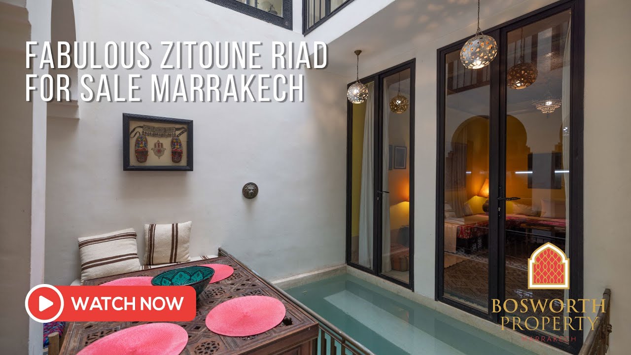 Fabulous Zitoune Riad For Sale Marrakech 