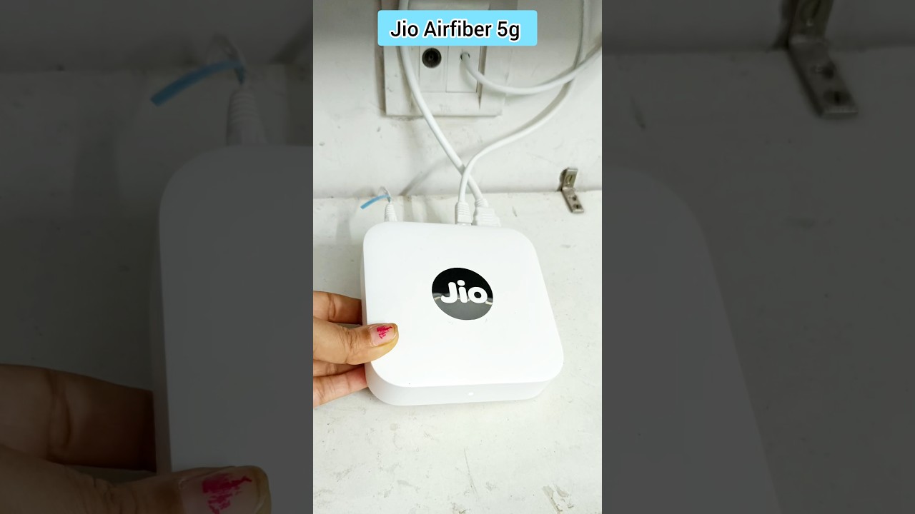 Jio Airfiber 5g 🤩🎉 | #shorts #minivlog