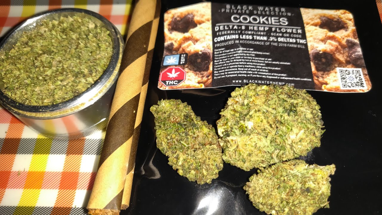 Black Water Hemp Delta 8 THC Cookies D8 Infused Flower Review! 😲🔥