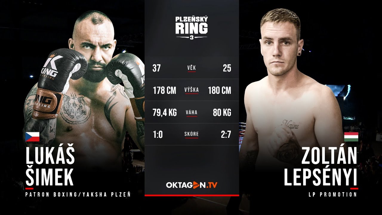 Luk&aacute;&scaron; &Scaron;imek vs. Zolt&aacute;n Leps&eacute;nyi | Plzeňsk&yacute; Ring 3 | Patron Boxing