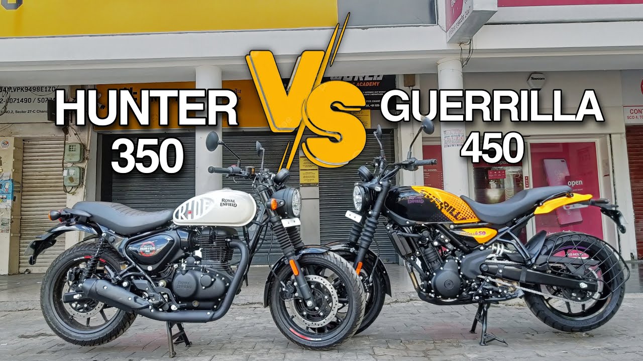 Guerrilla 450 vs Hunter 350 - Detailed Comparison