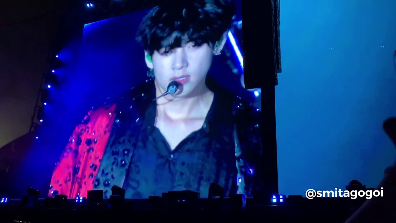 191011 SINGULARITY- TAEHYUNG FANCAM | BTS IN RIYADH | KING FADH INTERNATIONAL STADIUM