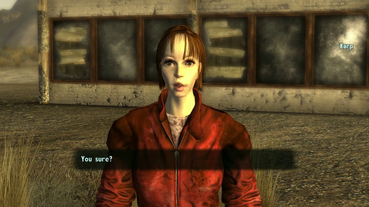 Fallout NV Agent Karp companion from "Missing Persons" mod