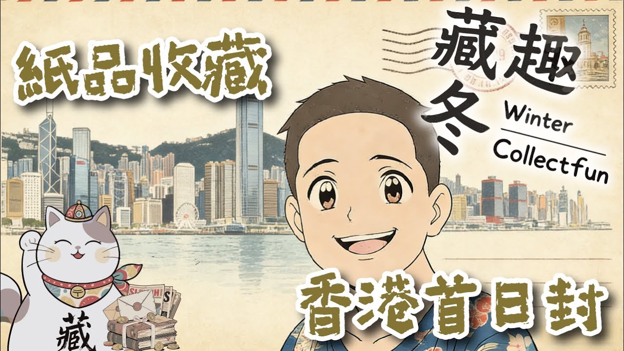 Ep44 | 紙品收藏 啟事卡具收藏研究的價值｜普通+紀念首日封分類｜歷史市價入門攻略｜廣東話｜【藏趣冬 Winter Collectfun】# 收藏 