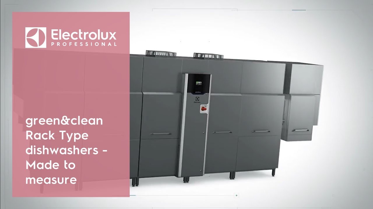 green&clean Rack Type dishwashers - Made to measure | Electrolux Professional