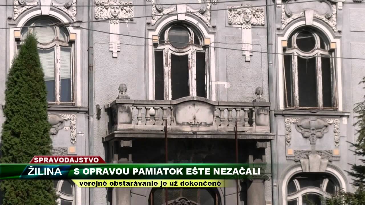 TV SEVERKA - S opravou pamiatok e&scaron;te nezačali