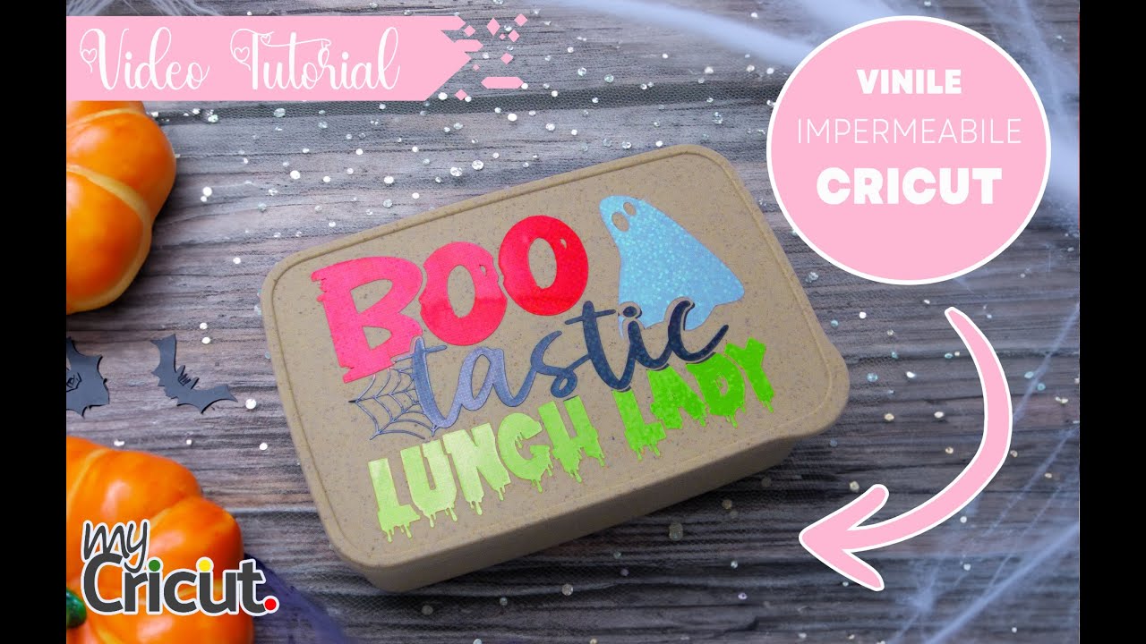 Vinile impermeabile Cricut per tazze, bicchieri, borracce. Tutorial