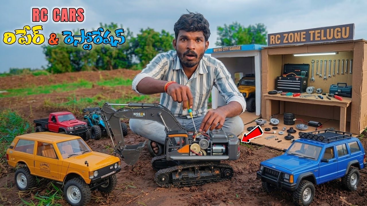 Rc Cars Restore || Rc Cars Restoration 🟢🟢🟢 || Rc zone telugu