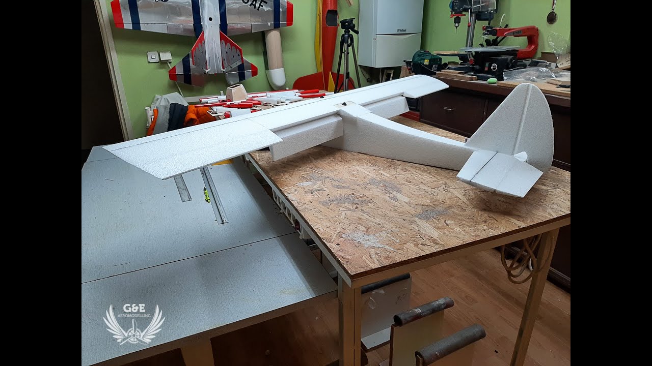 G&E Aeromodelling workshop: Fun Cub, foamy by Styroman - part 1 (Ep.334)