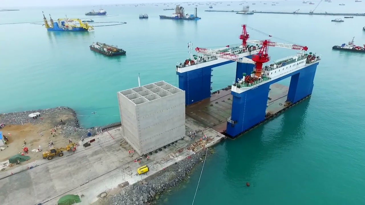 MPS Tema Port Expansion   Quay Wall Caisson Processes