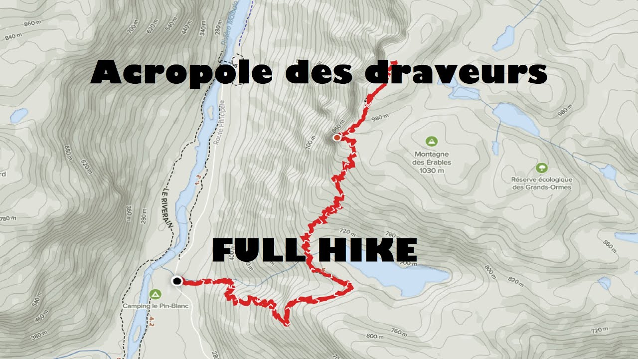 Full Hiking: Acropole des Draveurs in Parc national des Hautes‑Gorges - 4K #SEPAQ