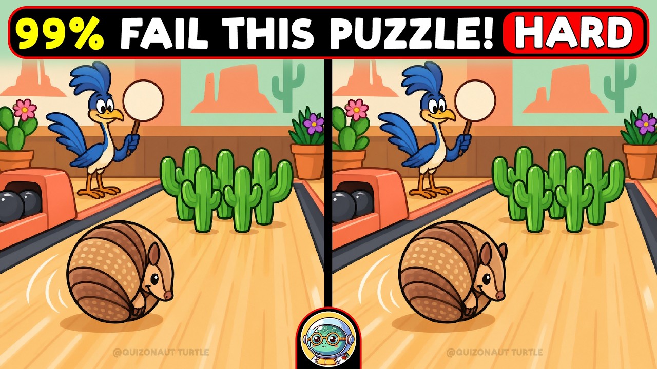 🐢🧩 Найди 3 отличия | Сложнее, чем кажется! 🧩🐢 | Quizonaut Turtle