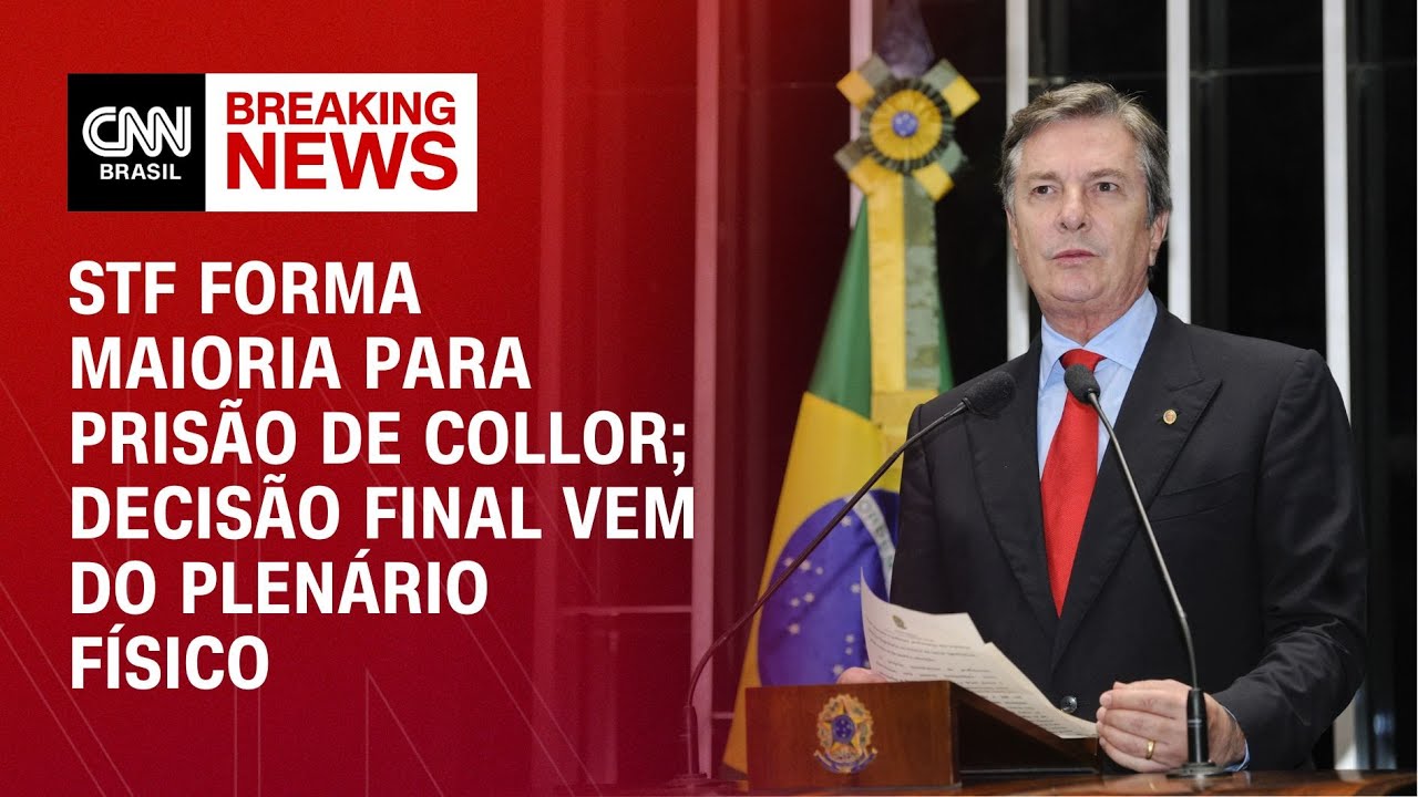 Supremo Tribunal Federal forma maioria para manter prisão de Fernando Collor | CNN PRIME TIME