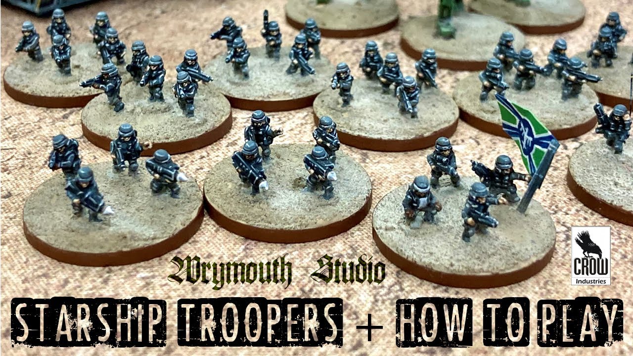 How To Play Starship Troopers 6mm Fan Made Game by Crow Industries
