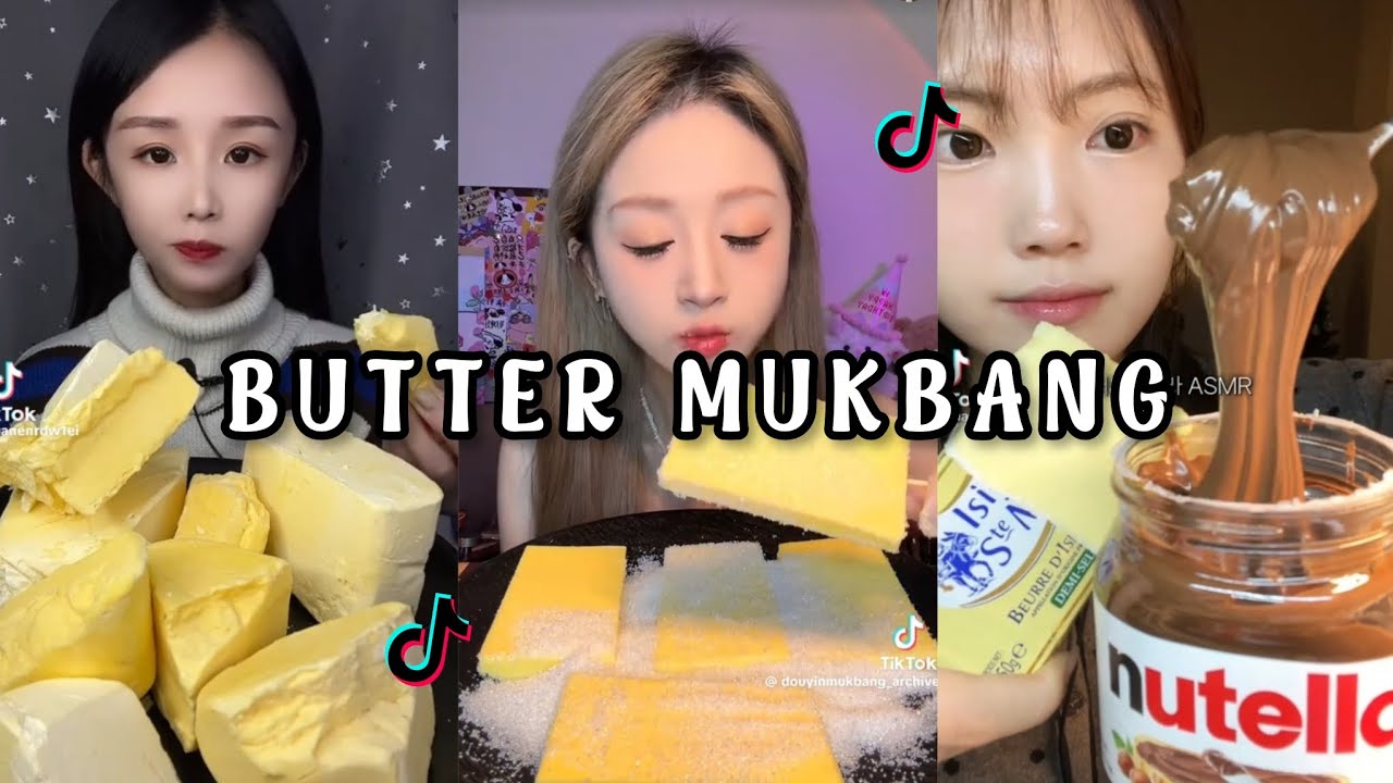 BUTTER MUKBANG COMPILATION🧈🧈