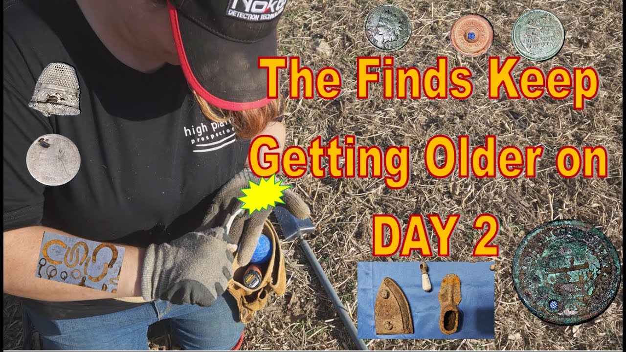 Day 2 Metal Detecting this Former Farmstead and the The Coins and Relics Keep Getting Older