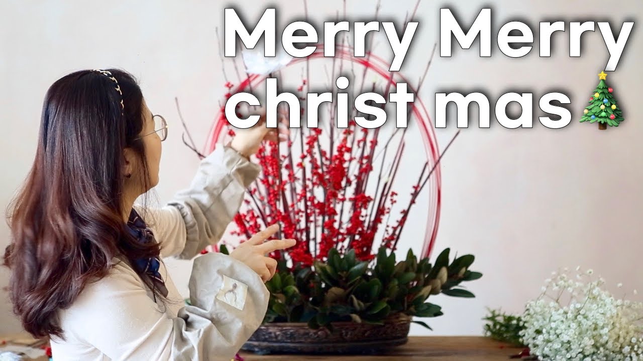 2021년 크리스마스 성전꽃꽂이 🎄