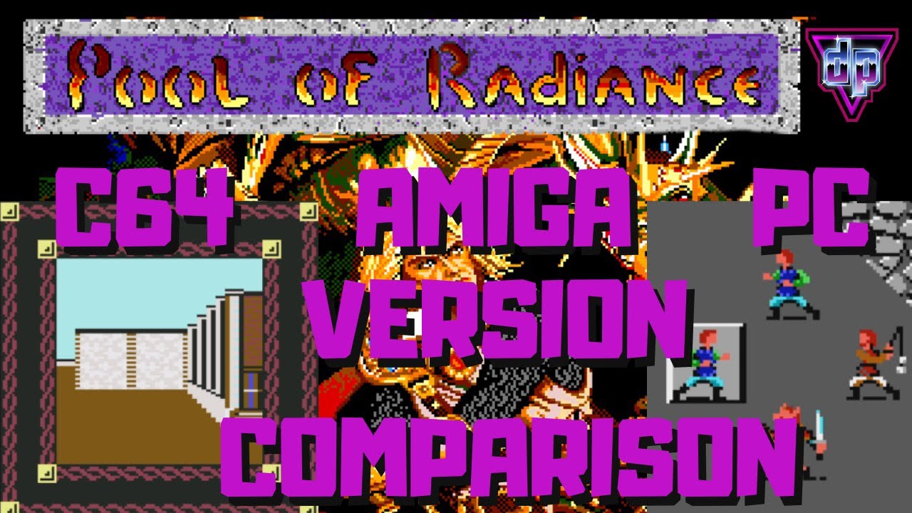 Pool Of Radiance - C64 - AMIGA - PC - Version Comparison