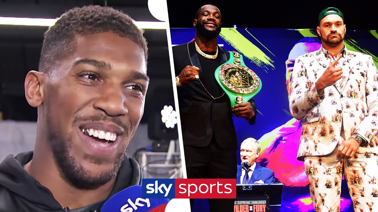 Anthony Joshua explains WHY he’s supporting Tyson Fury over Deontay Wilder