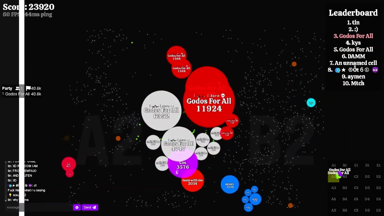Rotacion Multibox || agario sigmally|| Godos