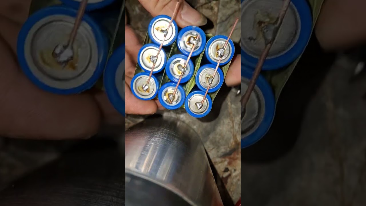 Hướng dẫn dùng pin 18650 thay thế cho bình xe máy!