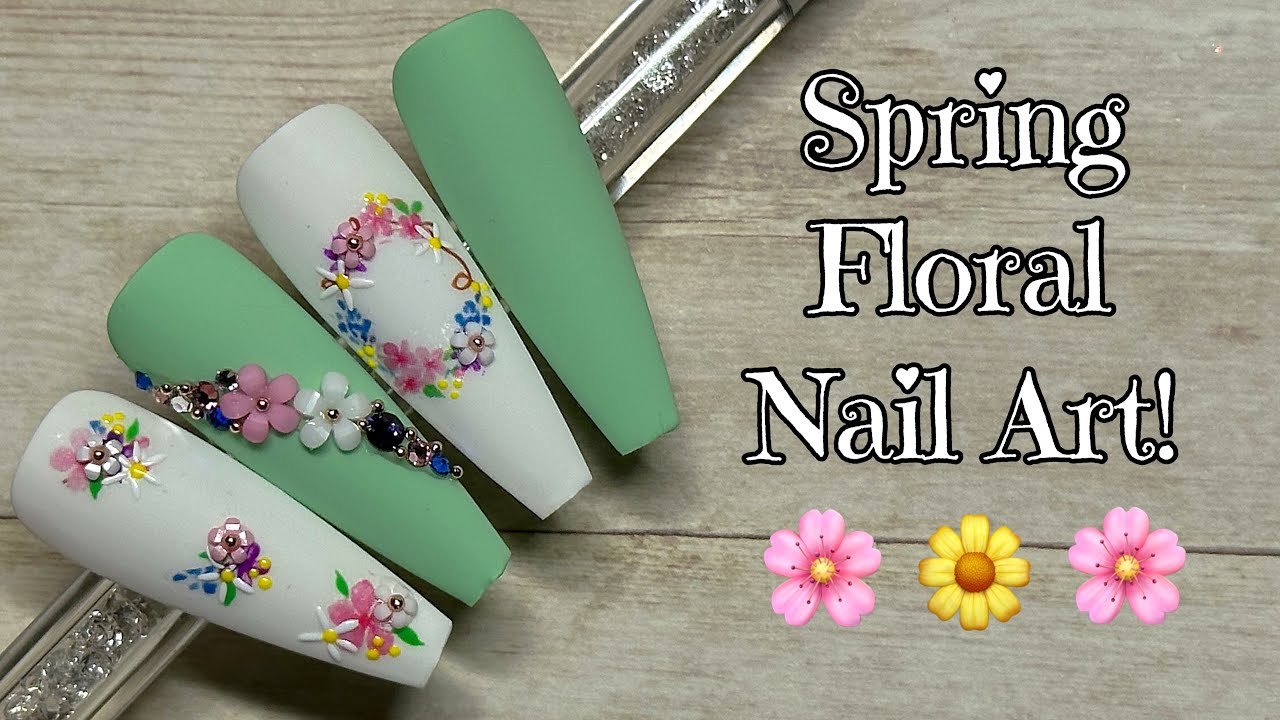 Spring Floral Nail Art Tutorial | Nail Sugar | Madam Glam