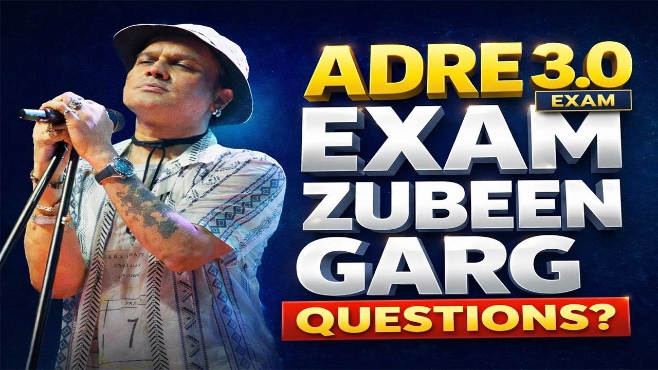 Zubeen Garg gk | Zubeen Garg related MCQ | ADRE/APSC/DME. & all competitive exams